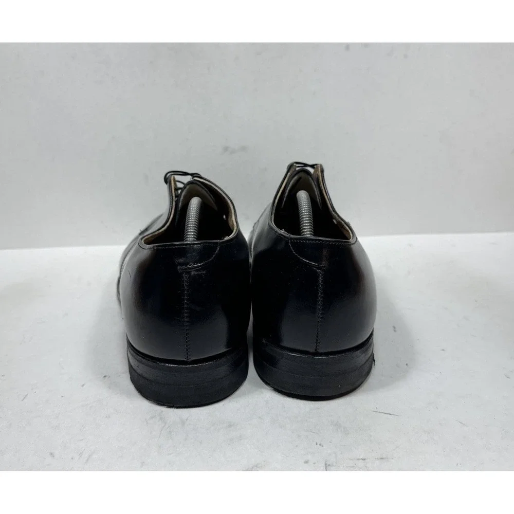 Vintage 1983 Thurmont Black Military Dress‎ Oxford Shoes Men's Size 10.5 XW